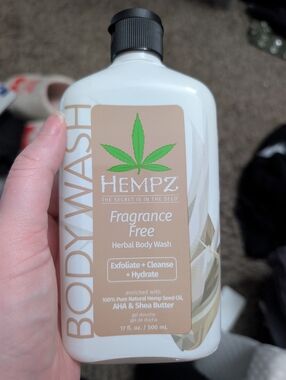 Hempz Fragrance Free Herbal Body Wash